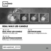 LIVARNO 468542 2310 Operation And Safety Notes