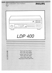 Philips LDP400 Manual