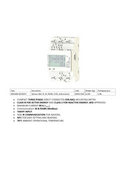 ETI 3MEM65-BMB Manual