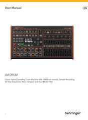 Behringer LM DRUM User Manual