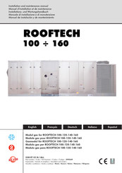 RoofTech RTC 160 Installation And Maintenance Manual
