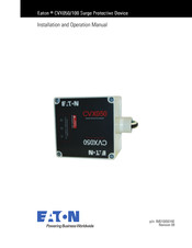 Eaton CVX050 Installation And Operation Manual