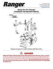 Ranger R980DP Installation And Operation Manual