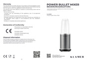 Klamer 63910 User Manual