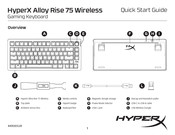 HyperX Alloy Rise 75 Wireless Quick Start Manual