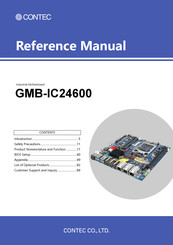 Contec GMB-IC24600 Reference Manual