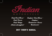 Indian Motorcycle Chief Vintage 2017 Rider's Manual