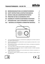 Silva M 295 TR Safety Instructions & Instruction Manual