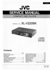JVC XL-V220BK Service Manual