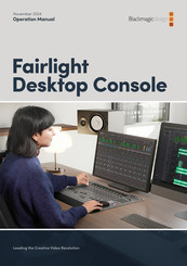 Blackmagicdesign Fairlight Operation Manual