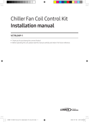Samsung LENNOX VCTRL04P-1 Installation Manual