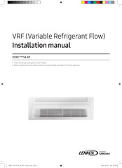 Samsung LENNOX VOWC005S4-4P Installation Manual