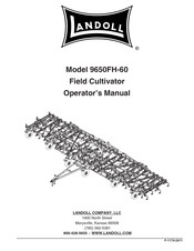 Landoll 9650FH-60 Operator's Manual