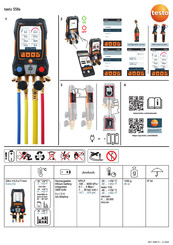 TESTO 558s Quick Start Manual