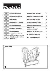Makita DBN501 Instruction Manual