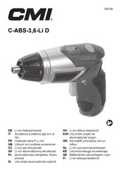 CMi C-ABS-3,6-Li D Translation Of The Original Instructions