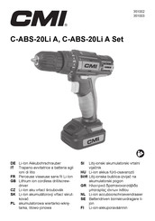 CMi C-ABS-20Li A Translation Of The Original Instructions