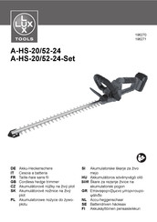 Lux Tools 196271 Translation Of The Original Instructions