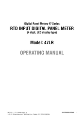 MG 47LR Operating Manual