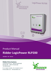 Ridder LogicPower RLP200 Product Manual