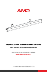 AMP AFL-4026-A Series Installation & Maintenance Manual
