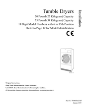 Alliance Laundry Systems UT075C Installation Manual