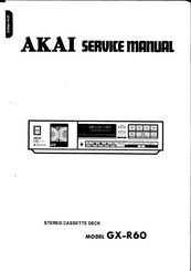 Akai GX-R60 Service Manual