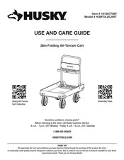 Husky H38FOLDCART Use And Care Manual
