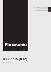 Panasonic RAC Solo P-MOZ30 Series Installation Manual