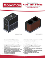 Goodman COSTERA GLCK090DG4AB Manual