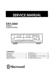 Sherwood DD-2040 Service Manual