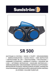 Sundstrom SR562 User Instruction