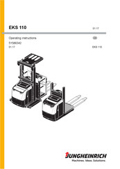 Jungheinrich EKS 110 Operating Instructions Manual