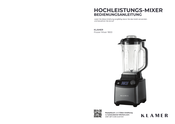 Klamer Power Blender 1800 User Manual