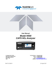 TELEDYNE API N500 CAPS NOx User Manual