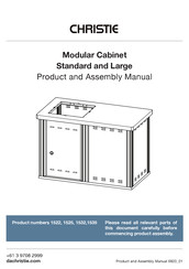 Christie 1522 Product And Assembly Manual