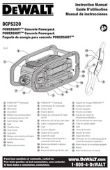 DeWalt POWERSHIFT DCPS320B Instruction Manual