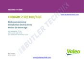 Valeo spheros thermo 300 Installation Instructions Manual