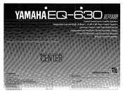 Yamaha EQ-630 Owner's Manual