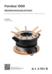 Klamer 91100 Instruction Manual