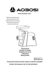 Aobosi MGG-100 Instruction Manual