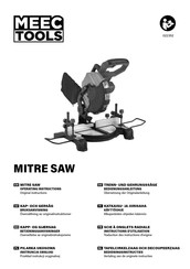 Meec tools 022352 Operating Instructions Manual