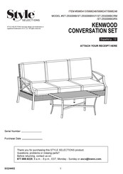 Style selections KENWOOD ST-25S006B Manual
