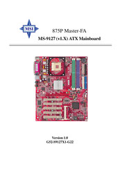 MSI MS-9127 Manual