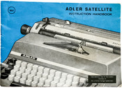 Adler SATELLITE Manual