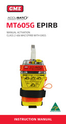 GME ACCUSAT MT605G Instruction Manual
