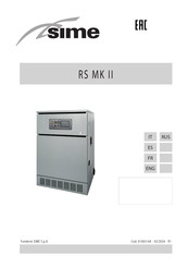 Sime RS MK II Manual