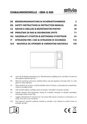 Silva EBM-G 880 Safety Instructions & Instruction Manual