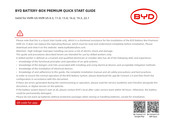 BYD BATTERY-BOX PREMIUM HVM US 19.3 Quick Start Manual