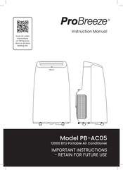 ProBreeze PB-AC05 Instruction Manual